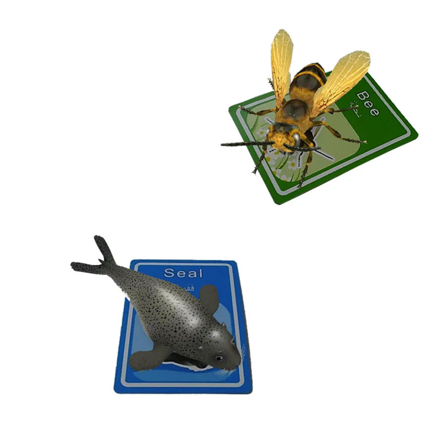 3d Ar Animal Card With Learning App - Buy Learning 3d Animal Card,Card Game  For Kids,Electronic Card Product on 