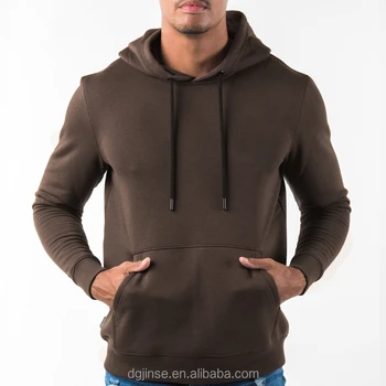 Wholesale Slim Fit 80%Cotton 20% Polyester Fleece Pullover Hoodie for men