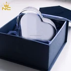 Souvenirs Gifts Wedding Favors Glass Custom Heart Shaped Crystal Paperweight For Guests Souvenirs Gifts