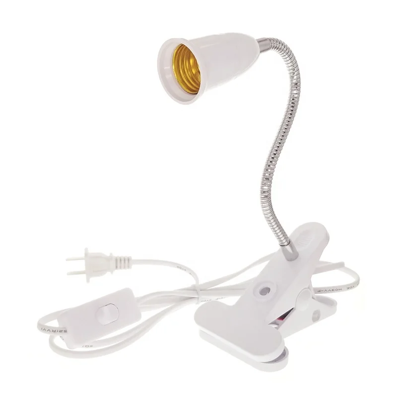 U.S. regulations E27 Socket Light Bulb Lamp Holder Flexible Extension Adapter On/Off Switch E27 Bulb Holder 