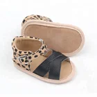 Sole Wholesale Genuine Leather Fashion Summer Shoes Happy Kids Shoes Soft Sole Baby Sandal