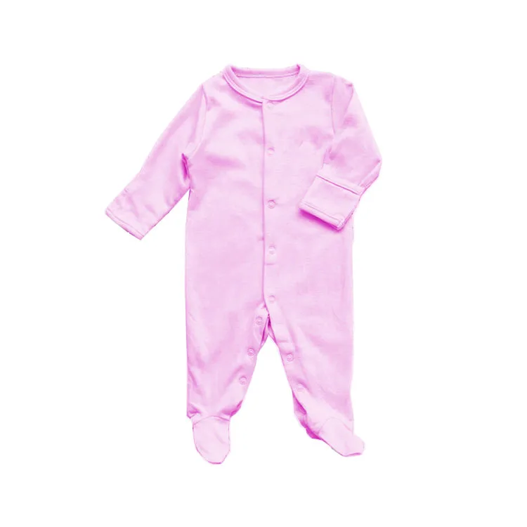 manufacturer Wholesales organic cotton baby pajamas baby one piece