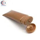 Oval Tube Tubes For Cream Hot Clear Oval Plastic Cream Cosmetic Flip Top Cap For Cosmetic PE Soft Oval Tube