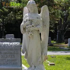 Angel Statue Stone Statue Stone Garden Large Cemetery Angel Statue