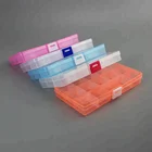 15 Adjustable Compartments Plastic Storage Tool Box With Removable Dividers For Electronics