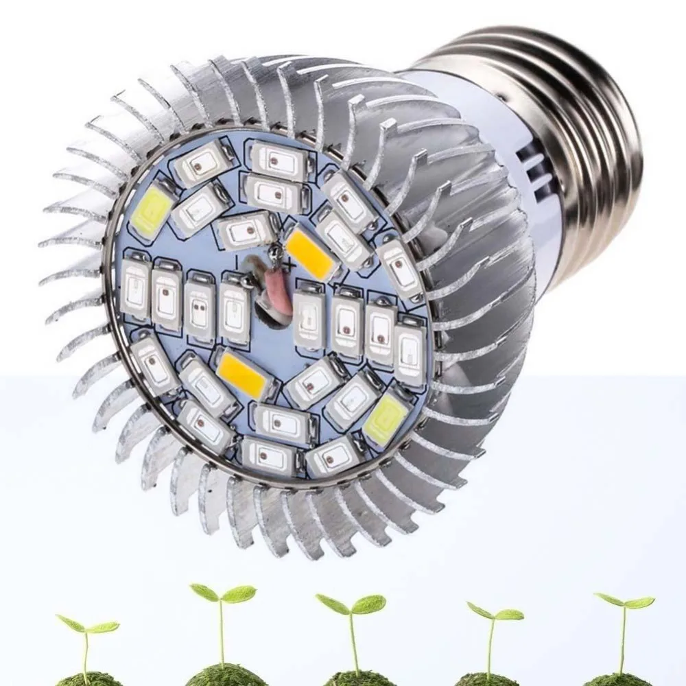 E27 Led Grow Light Growing Lamp Bulb for Flower Plant fruits lights Greenhouse 