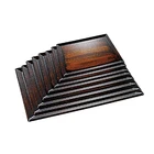 Tray 2021 New Simply Espresso Brown Rectangle Food Serving Tray