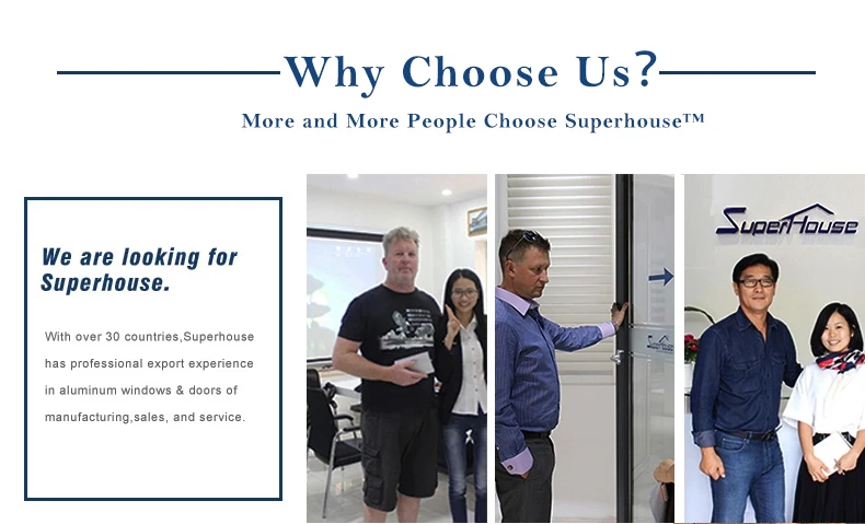 Superhouse California Aluminium Window Florida Miami-Dade NOA Approved Hurricane Proof High Impact Aluminium Awning Windows