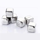 Engraved 2017 Wholesale Custom Engraved Stainless Steel Whisky Cooler Rocks/whisky Stones/wine Ice Cubes