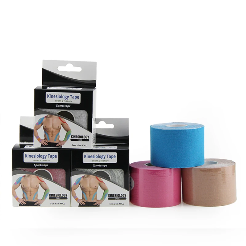 Kinesiology Support Strapping Kinetic Tape Sports Therapy 5cm & 2.5cm Rolls. 