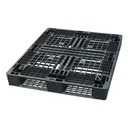Base Pallet Plastic Pallet Single Full Perimeter Base 1200x 1000x125mm Single Faced Use Black Plastic Export Pallet