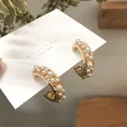Jewelry Vershal 18K Gold Plated Fashion Ins Style Hoop Statement Earrings Jewelry