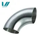Standard Fittings CF8M CF8 Standard Size Pipe Fittings Sanitary Welding Elbow