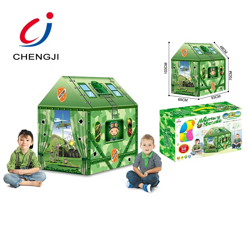 Wholesale folding outdoor indoor playground baby kids play tent house with balls