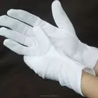 100%Cotton White Work Gloves Military Parade Combat Police White Etiquette Cotton Gloves
