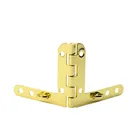 Hinge Support Quadrant Hinge High Quality Carbon Steel Quadrant Hinge Gold Support Hinge For Wooden Box