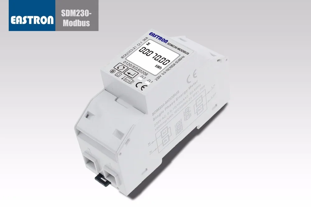 Eastron Sdm Modbus Single Phase Mid Approved Meter Bi Directional