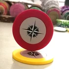 Poker Plastic 12g Clay Poker Chips Plastic Roulette Poker Chip With Custom Coin Inlay