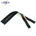 Zipper Metal Zipper Factory Fashion Decorative 6 Inch Golden Close End Metal Zipper Wholesale