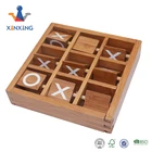 Tic Tic Tac Toe Wooden Board Games Noughts And Crosses Family Travel Game