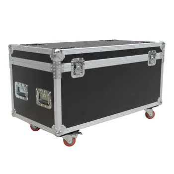 Factory Professional Customized Air Aluminum tool trolly flight Case for music dj equipment
