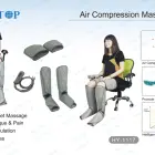 Produits de soins de santé électrique d'air de jambe de compression appareil de massage avec fonction de chauffage