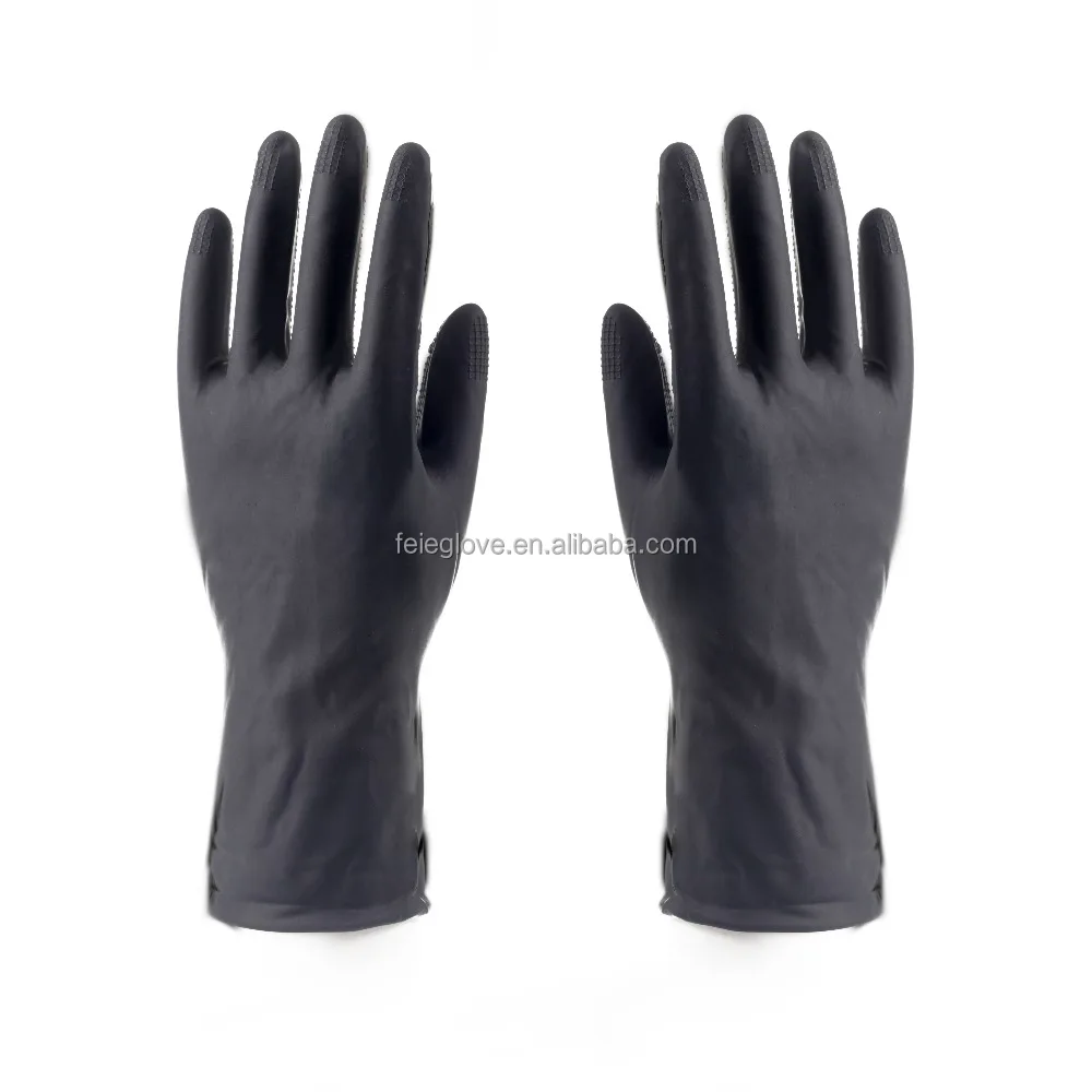 extra small black latex gloves