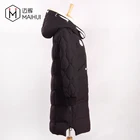 Jacket Women MH-438 Padded Jacket 2 In 1 Printing Woven Tape Women Long Coat Design