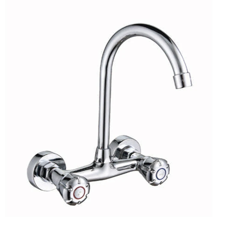 HYH Stainless Steel Sink Faucet Single Cold Vegetables Basin Stainless Steel hot and Cold Faucet hot and Cold taps A Beautiful Life