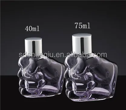 40ml 75ml Hand Shaped Glass Perfume 