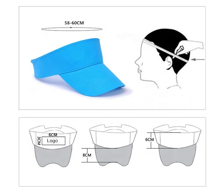 product a368 wholesale custom summer spring outdoor empty top hat customized summer empty top hat men women sun visor caps-1