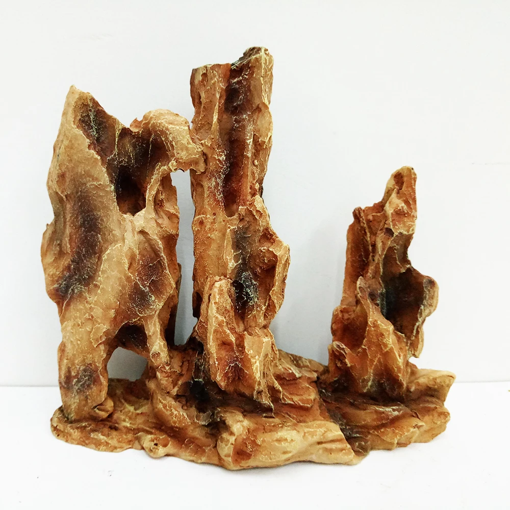 volcano aquarium decoration