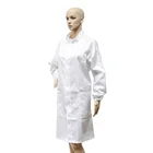 Suit Esd Supplier China Clean Room Lab Coats ESD Labcoats Smocks With Zipper Suit Uniform