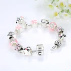Charm Sterling Lucky Dog Charm Bracelet Qings 925 Sterling Silver Plated Bracelets With White Zircon