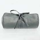 Up Make Roll Up Cosmetic Bag Vintage Matt PU Roll Up Make Up Brush Eye Bow Pencil Cosmetic Bag Pouch