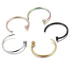Nose Ring Piercing Nose Flat Disk Head Surgical Steel Nose Ring Piercing