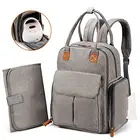 Baby Backpack Breast Pump Backpack Large Capacity With Baby Nappy Changing Pad