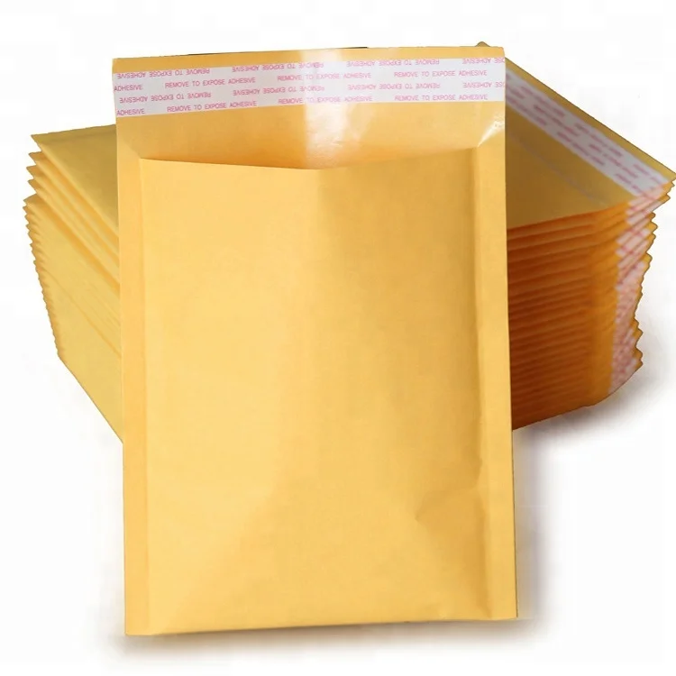 200*250+40mm Kraft Bubble Bag Padded  Envelopes Mailers  Yellow Bags $TCA VGCA 