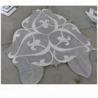 Shell Mosaic Marble Mosaic New Design Pearl Shell Marble Flower Mosaic Tile For Decoration