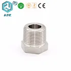 316 Ss Reducer Pipe Fitting NPT PT Screwed 316 SS Gas Pipe Reducing Threaded Bushing Fittings