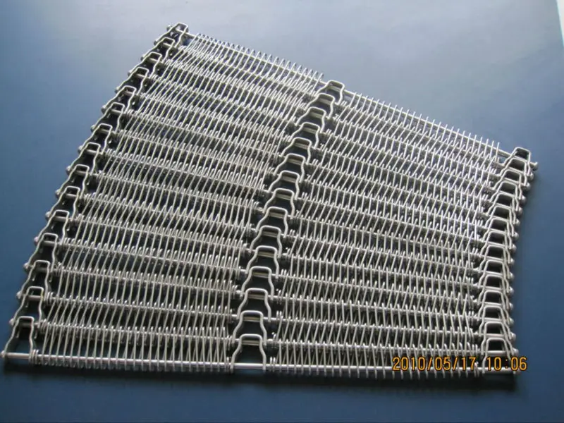 product food grade stainless steel spiral wire mesh conveyor belt conveyors for food processing-3