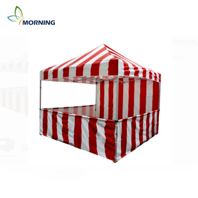White Stripe Carnival Promotion Tent 