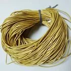 Cord Cord Cord Necklace Wholesale Metallic Gold Silver Round Leather Cord For Bracelet And Necklace Making