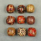 Beads Wooden Colour Wood Beads Cheap Big Hole Beads Painted/Natural Wood Color Round Wooden Beads For Bracelets