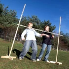 Wooden Outdoor Games Children's Outdoor Garden Game Wooden Limbo Stick