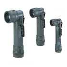FP001L Series: LED Military Flashlight With 4 Color Lens And 3 Size Option 2AA / 2C / 2D Battery