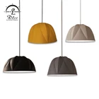 Resin Pendant Yellow/white/black/gray DLSS Modern Nordic Resin Colorful Single Pendant Lamp Dinning Room