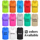 Vest Wholesale Customized Sportswear Tank Top Man Kid Reversible Soccer Bibs Football Training Mesh Vest