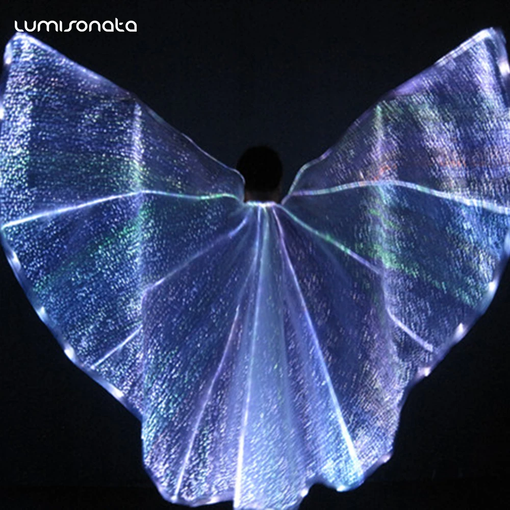 NEW Fairy wings LED isis wings Fast Free Ship belly dance cosplay prop wings 