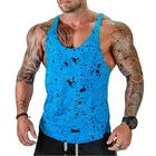 Singlet Muscle Sleeveless Men Fitness Vest Singlet Custom Training Tank Top